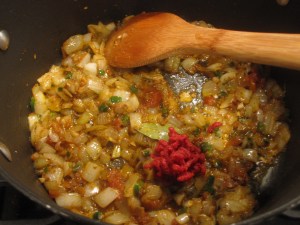 my, my. that tomato paste looks appetizing.